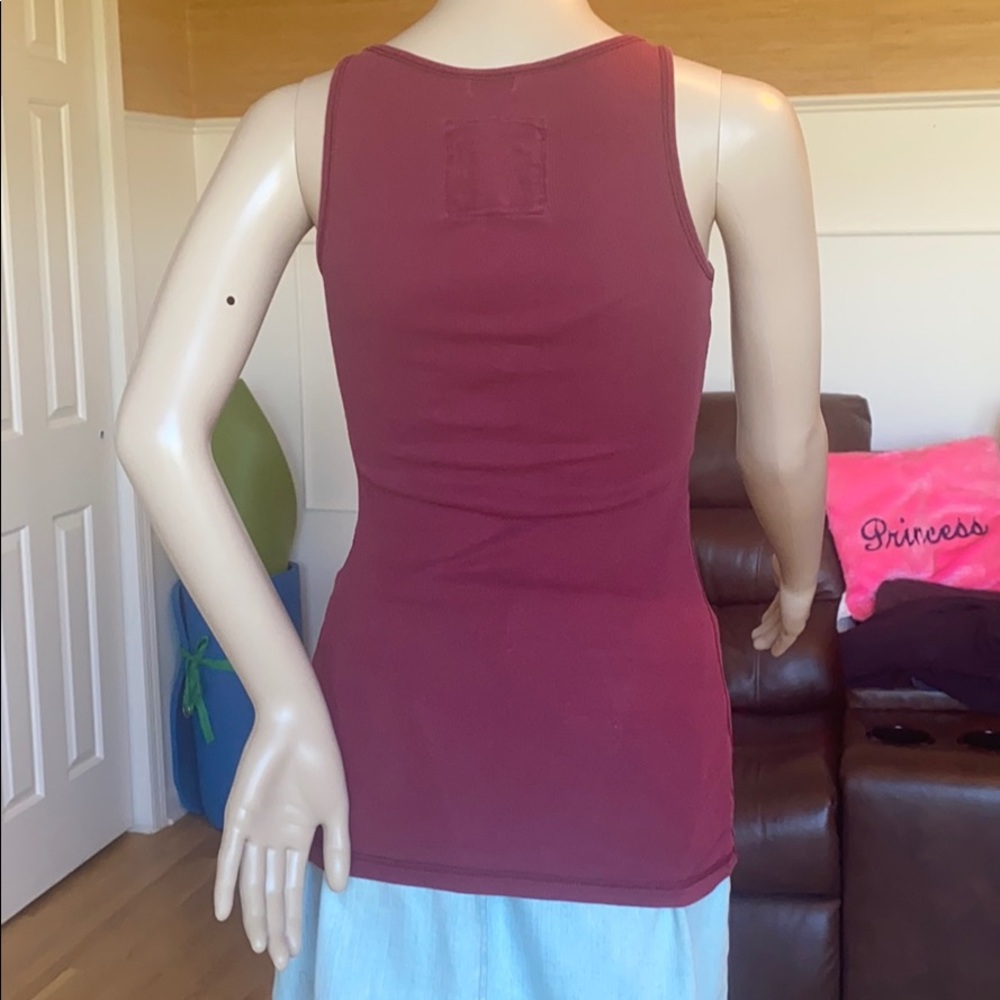 Abercrombie ribbed, stretch tank top. - Picture 2 of 4
